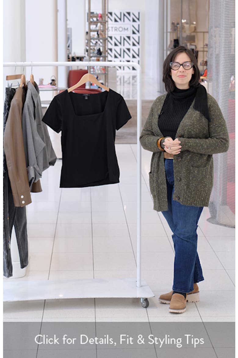 Square Neck Jersey Top video