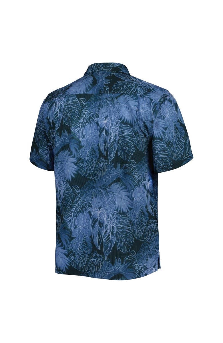Tommy Bahama Men's Tommy Bahama Blue Tennessee Titans Coast Luminescent Fronds Camp IslandZone Button-Up Shirt, Alternate, color, 