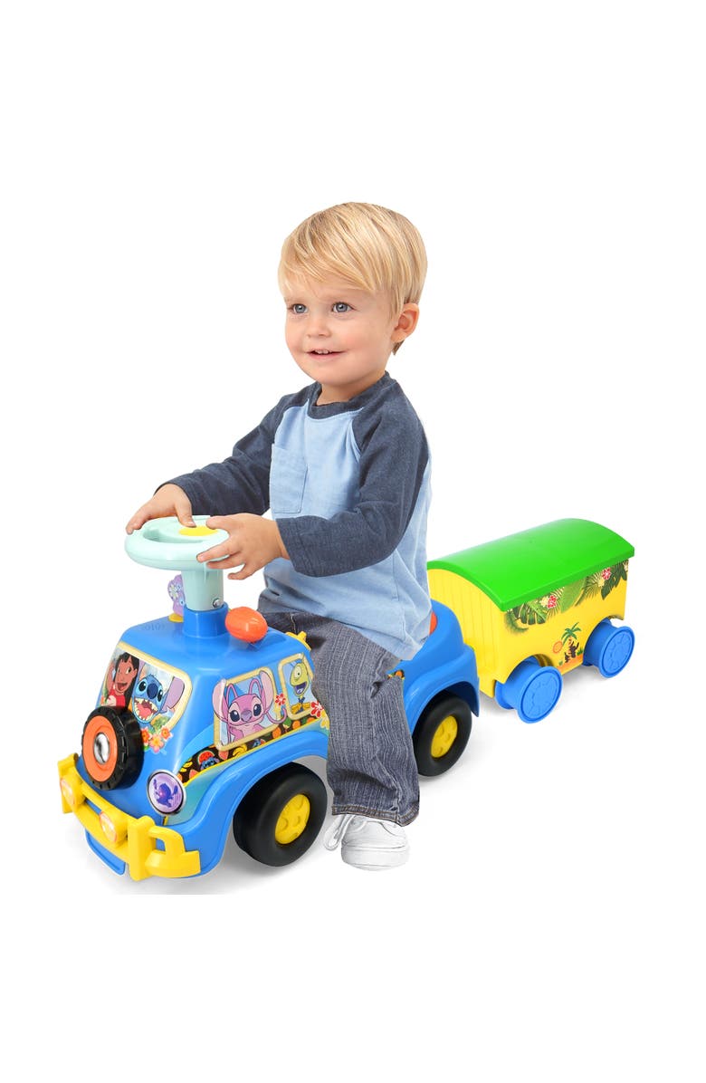 Kiddieland Lights N' Sounds Camper Stitch, Disney Foottofloor Vehicle, Alternate, color, Multicolored