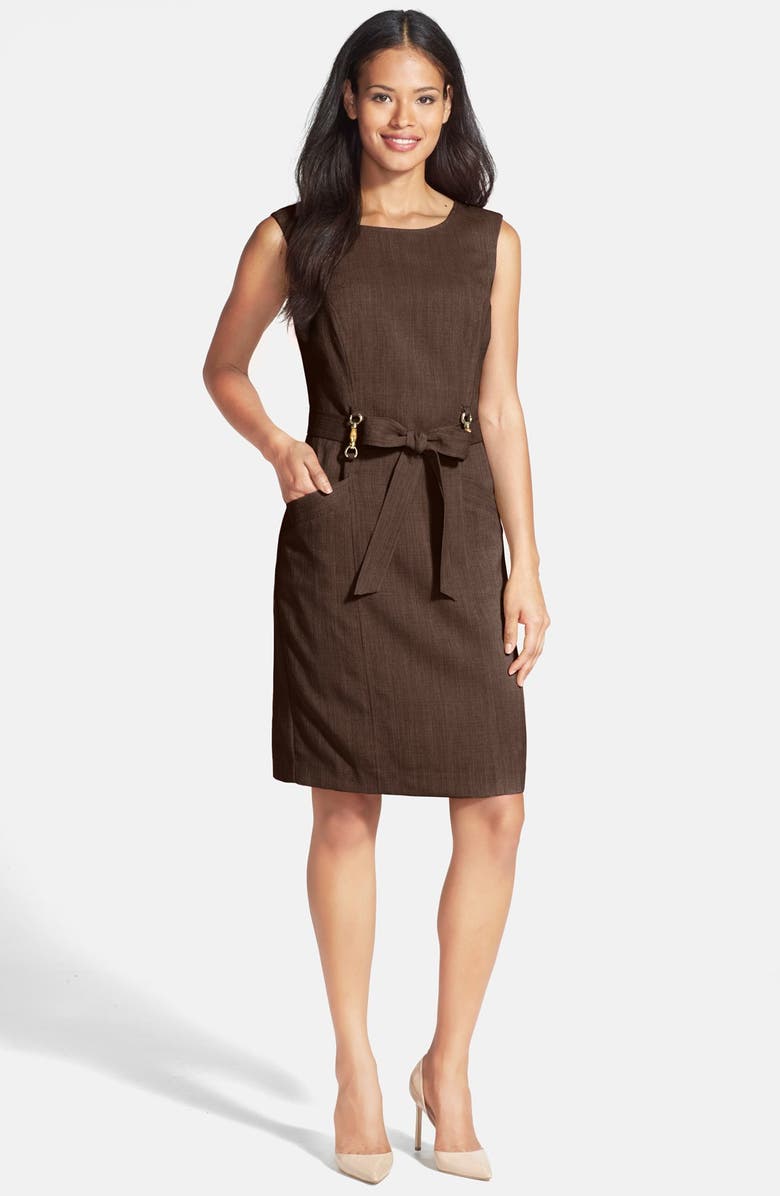 Ellen Tracy 'Kenya' Sleeveless Dress, Alternate, color, 