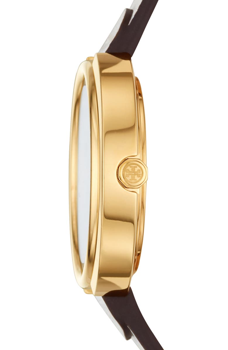 Tory Burch The Miller Leather Strap Watch, 36mm, Alternate, color,