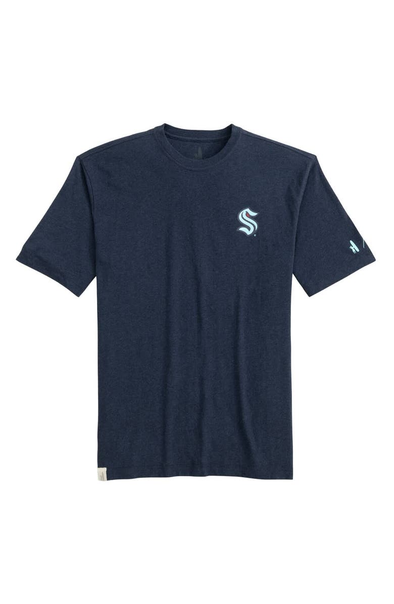 johnnie-O Men's johnnie-O Navy Seattle Kraken Heathered Spencer T-Shirt, Alternate, color, Navy