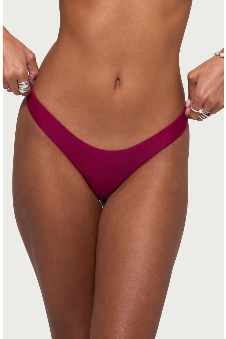 Silvey Bikini Bottoms, Main, color, BURGUNDY
