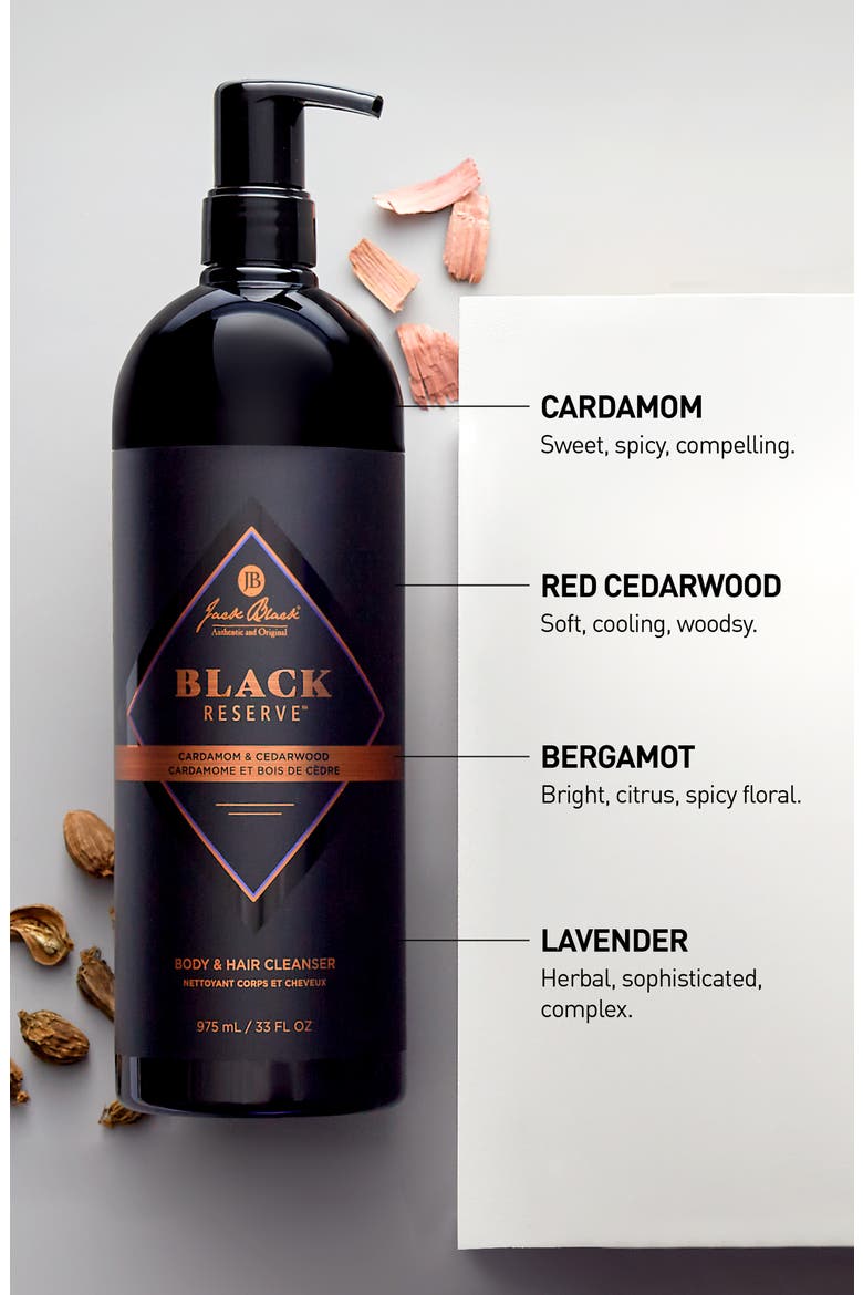 Black Reserve Body & Hair Cleanser, Alternate, color, NO COLOR