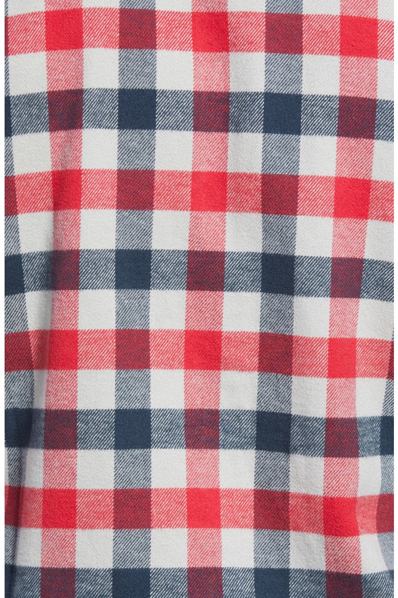 'Skog' Trim Fit Plaid Sport Shirt, Alternate, color, RED