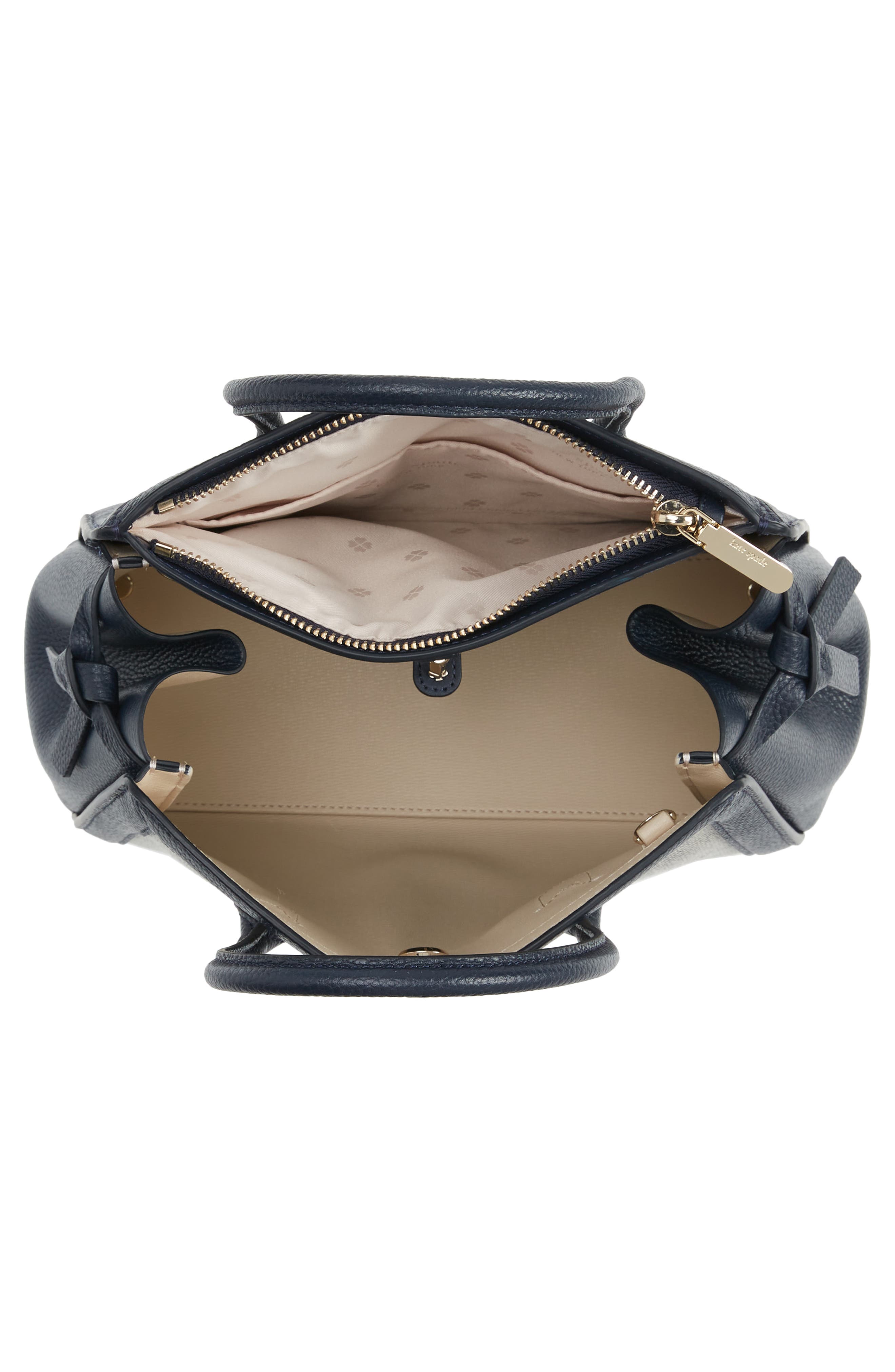 Kate Spade New York knott medium woven canvas satchel, Alternate, color, 