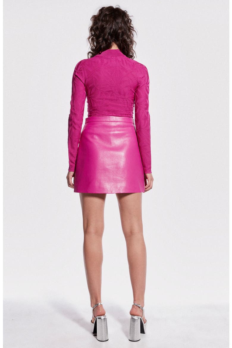 Remi Turtleneck, Alternate, color, Raspberry