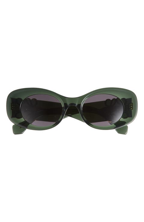 Anagram 49mm Small Rectangular Sunglasses
