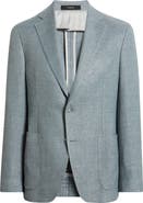 Vince Relaxed Fit Icon Stretch Linen, Wool & Silk Sport Coat
