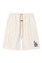 selected Oatmeal Heather/ Pinstripes
