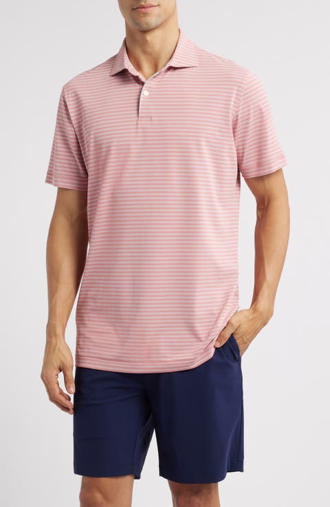 Crown Crafted Mezzo Stripe Performance Polo