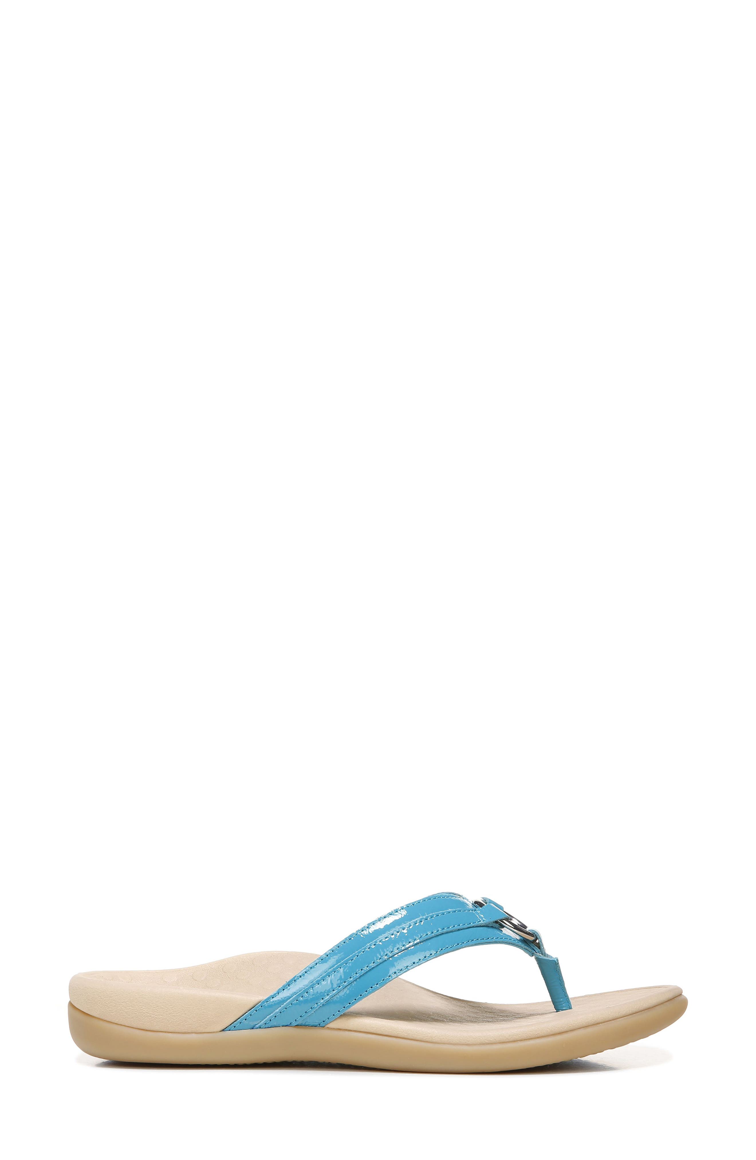 Aloe Flip Flop, Alternate, color, LAKE BLUE