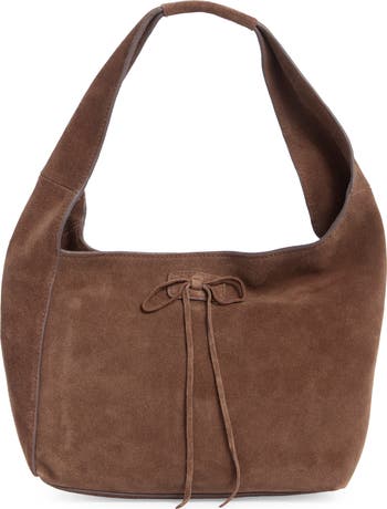 Clem Small Suede Shoulder Bag