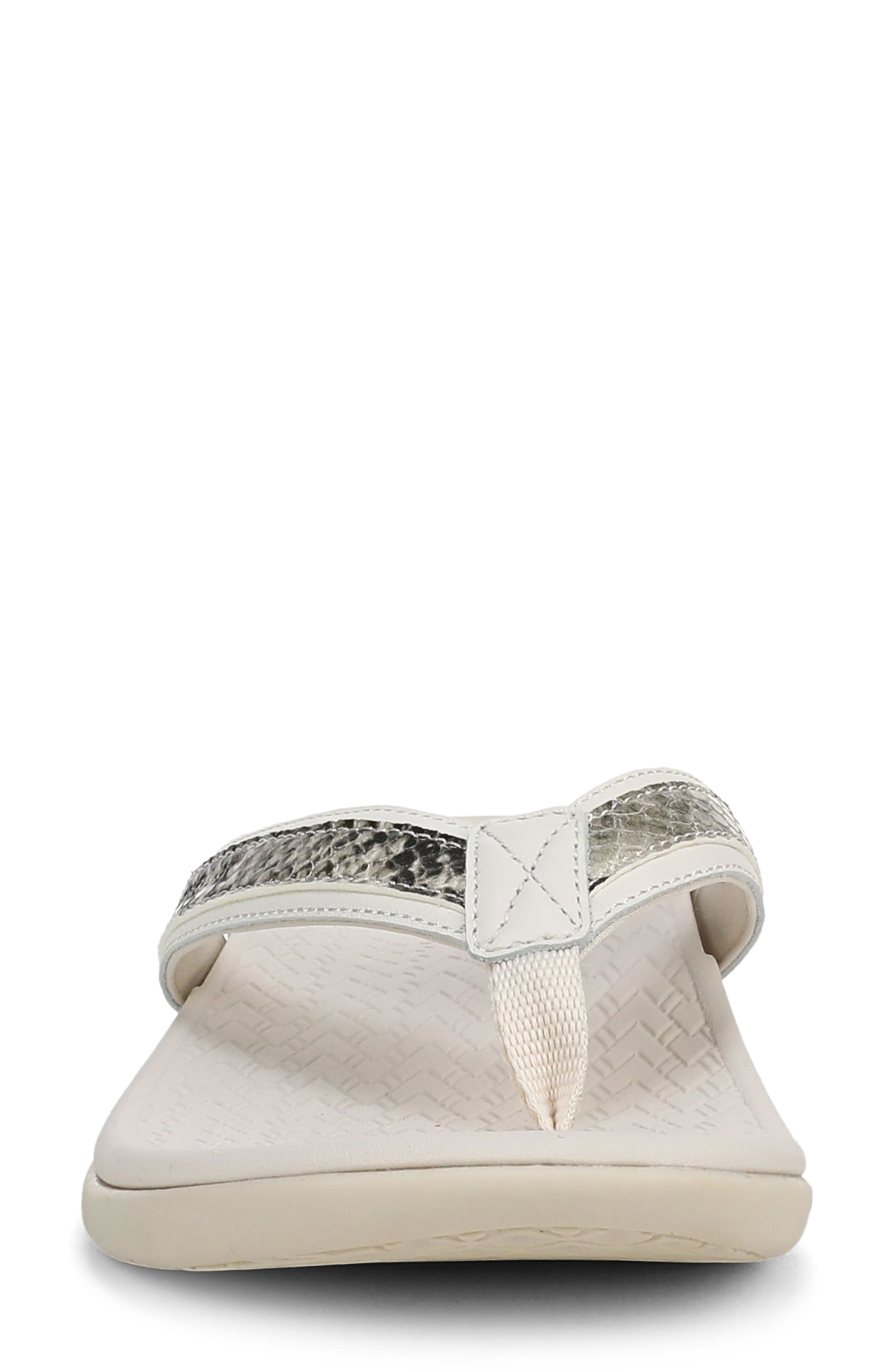 Tide 2.0 Flip Flop, Alternate, color, CREAM SNAKE