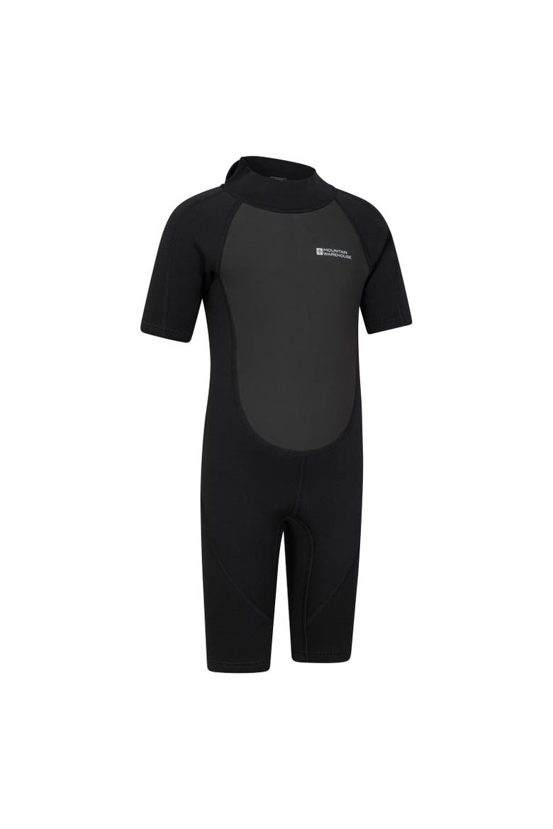 Childrens/Kids Contrast Panel Wetsuit, Alternate, color, Black