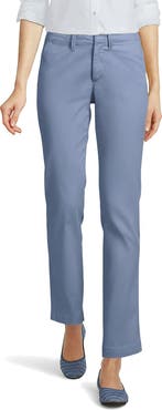 Lands' End Mid Rise Classic Straight Leg Chino Ankle Pants
