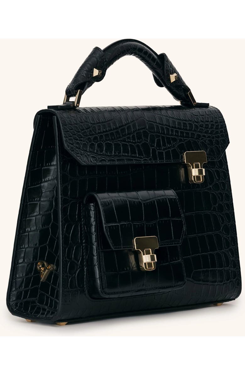 VIE LORIE Vanna Top Handle Bag, Alternate, color, Onyx