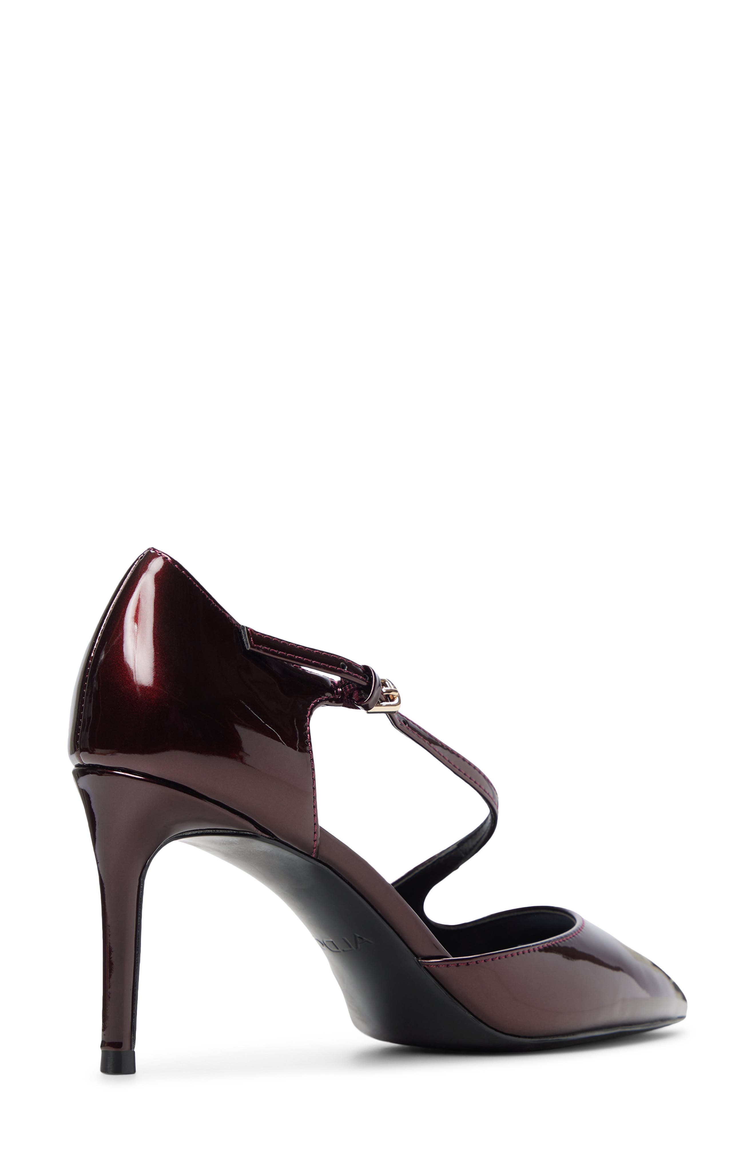 Dakohta Faux Leather Pump, Alternate, color, CORDOVANO/ BROWN METALLIC