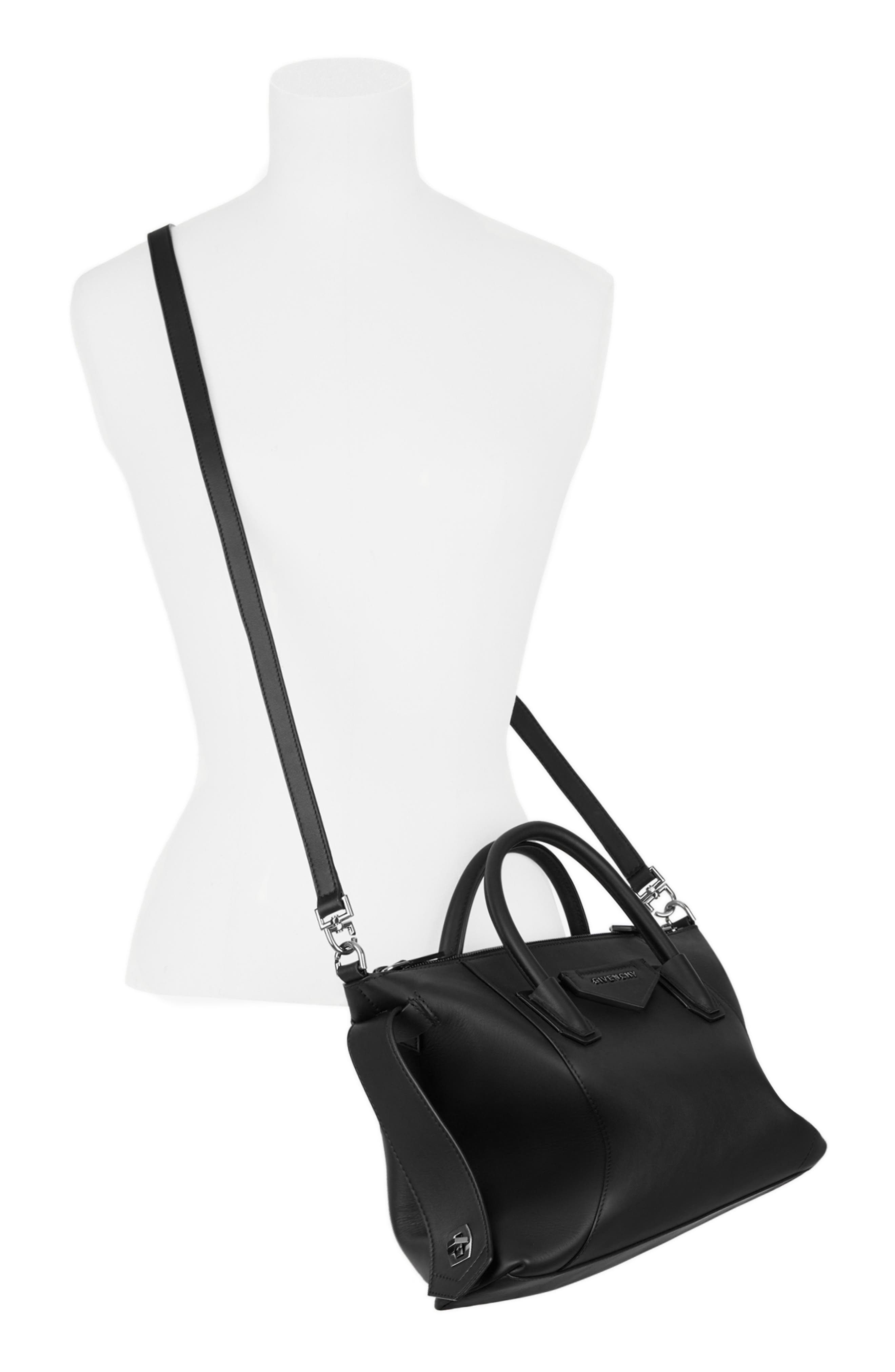 Givenchy Antigona Soft Small Leather Satchel, Alternate, color, 