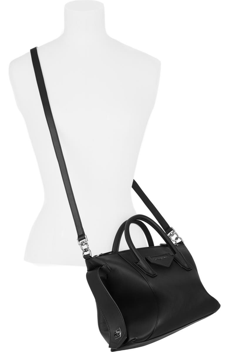 Givenchy Antigona Soft Small Leather Satchel, Alternate, color,