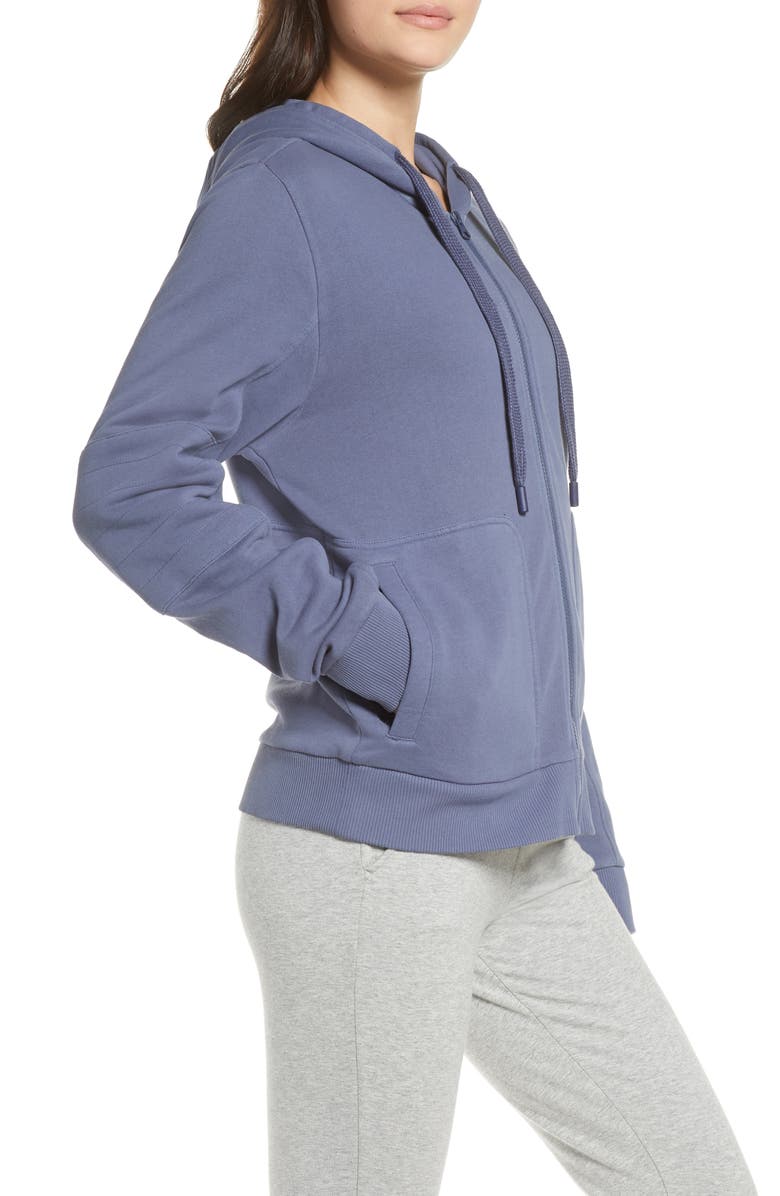 Zella Rudi Moto Zip Hoodie, Alternate, color,