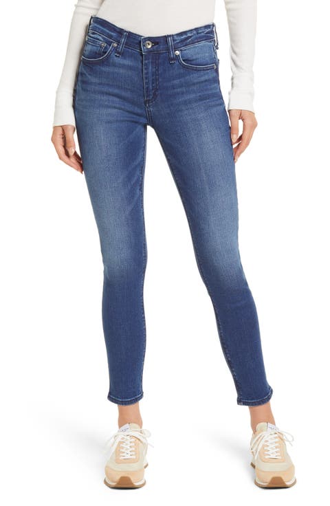 Cate Ankle Skinny Jeans (Topaz)