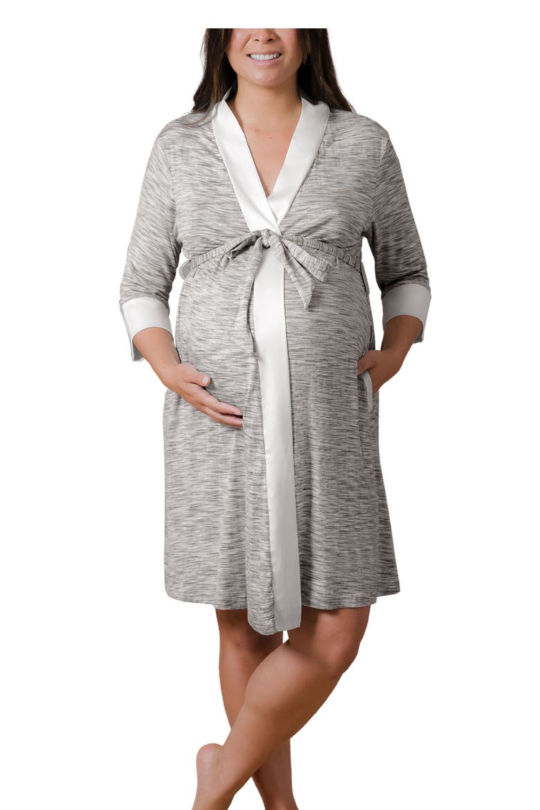 Emmaline Robe- Fits 1X/2X, Main, color, Grey