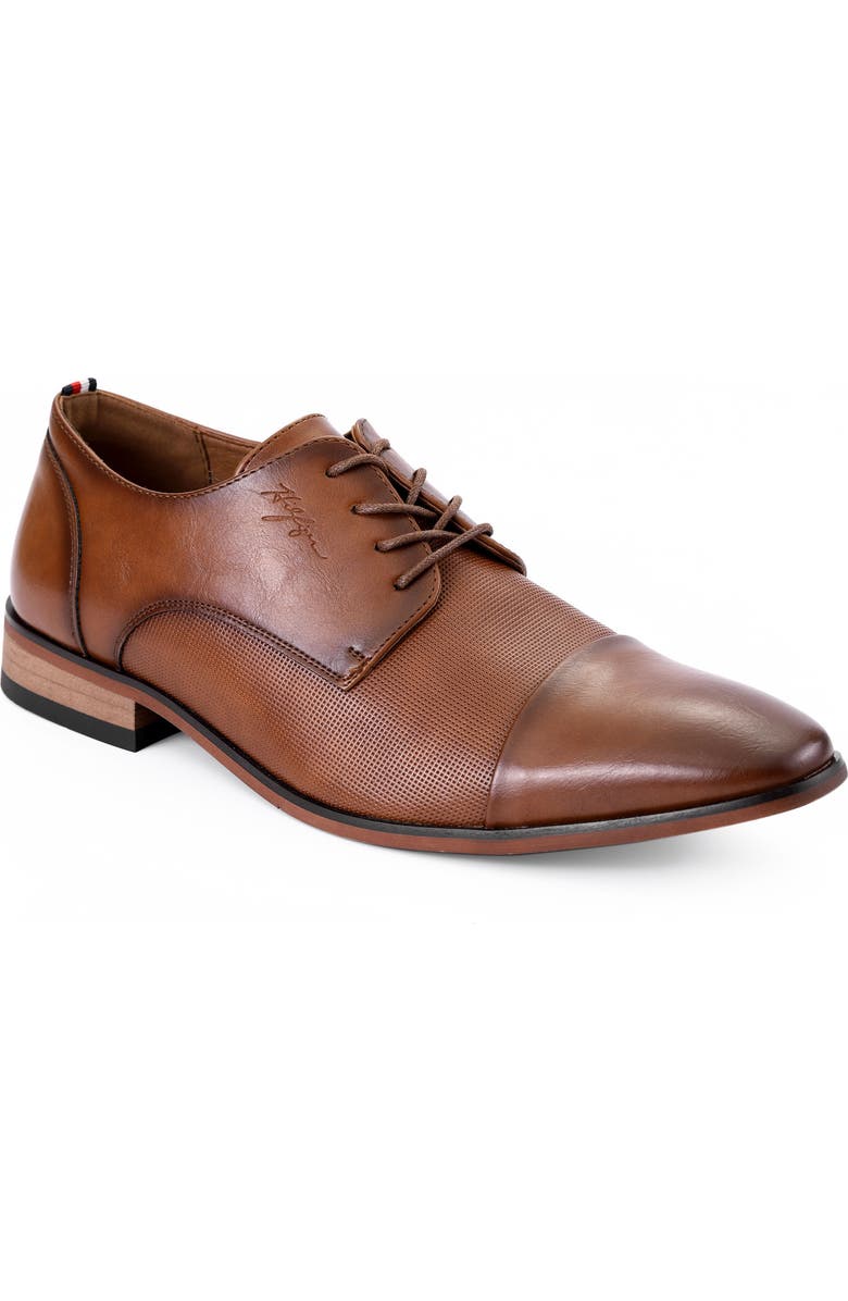 Tommy Hilfiger Sheldon Derby, Main, color, Medium Brown