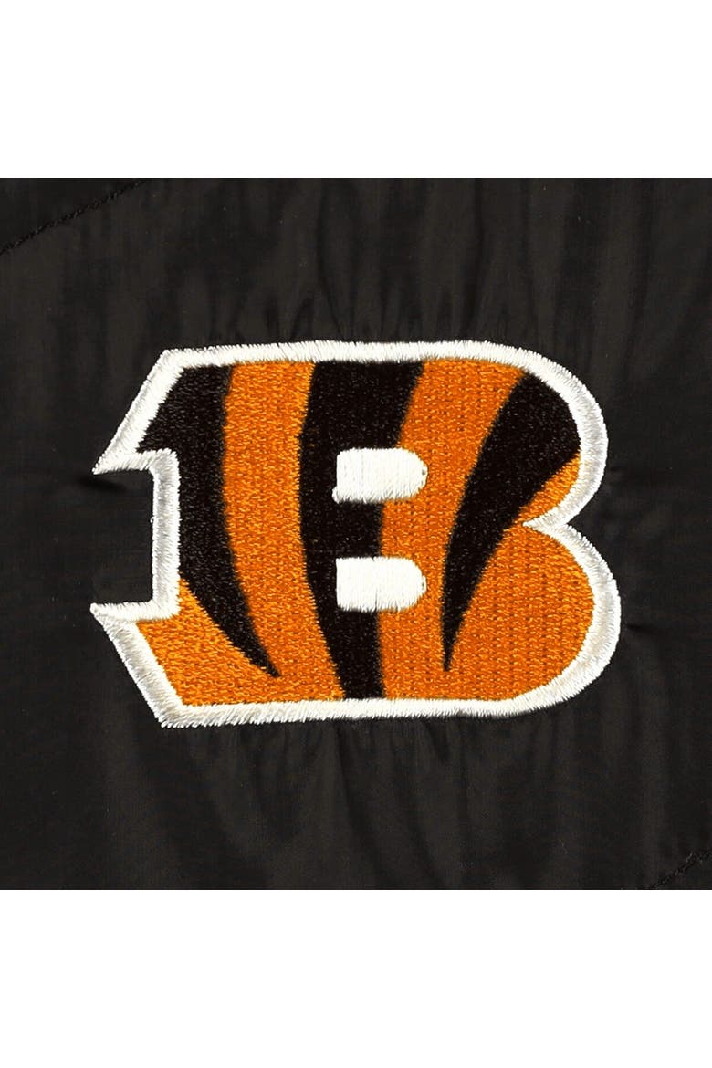 Women's The Wild Collective  Black Cincinnati Bengals Puffer Full-Zip Hoodie, Alternate, color, Black