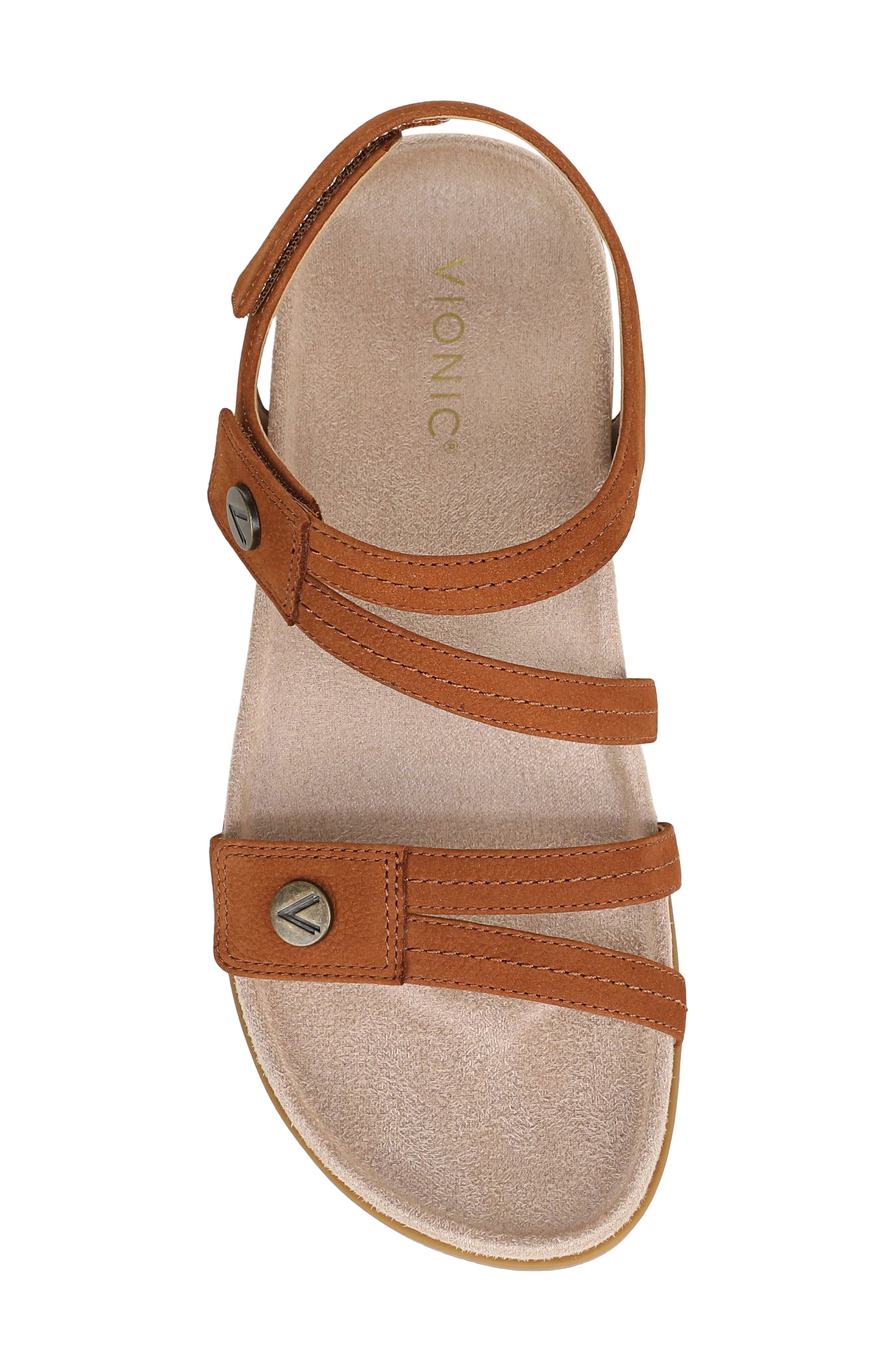Essie Ankle Strap Sandal - Multiple Widths Available, Alternate, color, BRANDY