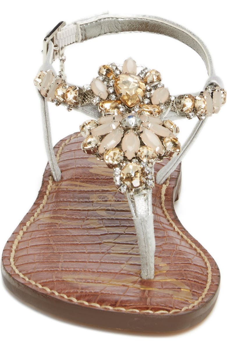Sam Edelman 'Garen' Embellished Leather Sandal, Alternate, color,