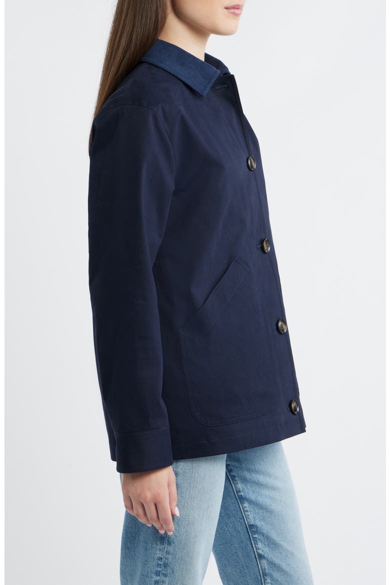 Cotton Stretch Twill Jacket, Alternate, color, NAVY