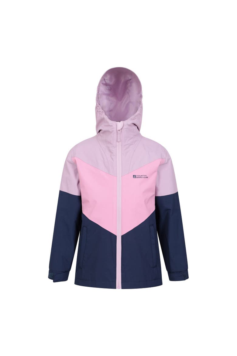 Childrens/Kids Lightning II 3 in 1 Waterproof Jacket, Alternate, color, Dark Blue and Pink
