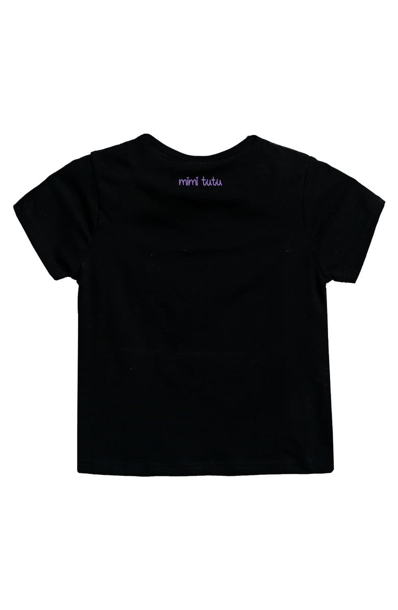 Mimi Tutu Cat T-Shirt, Alternate, color, Black