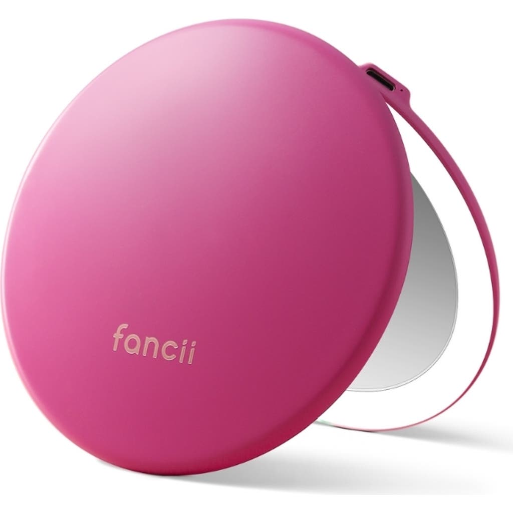 Fancii Taylor Led Compact Mirror In Pink