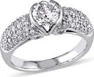 Julianna B. Diamond Heart Engagement Ring 14k