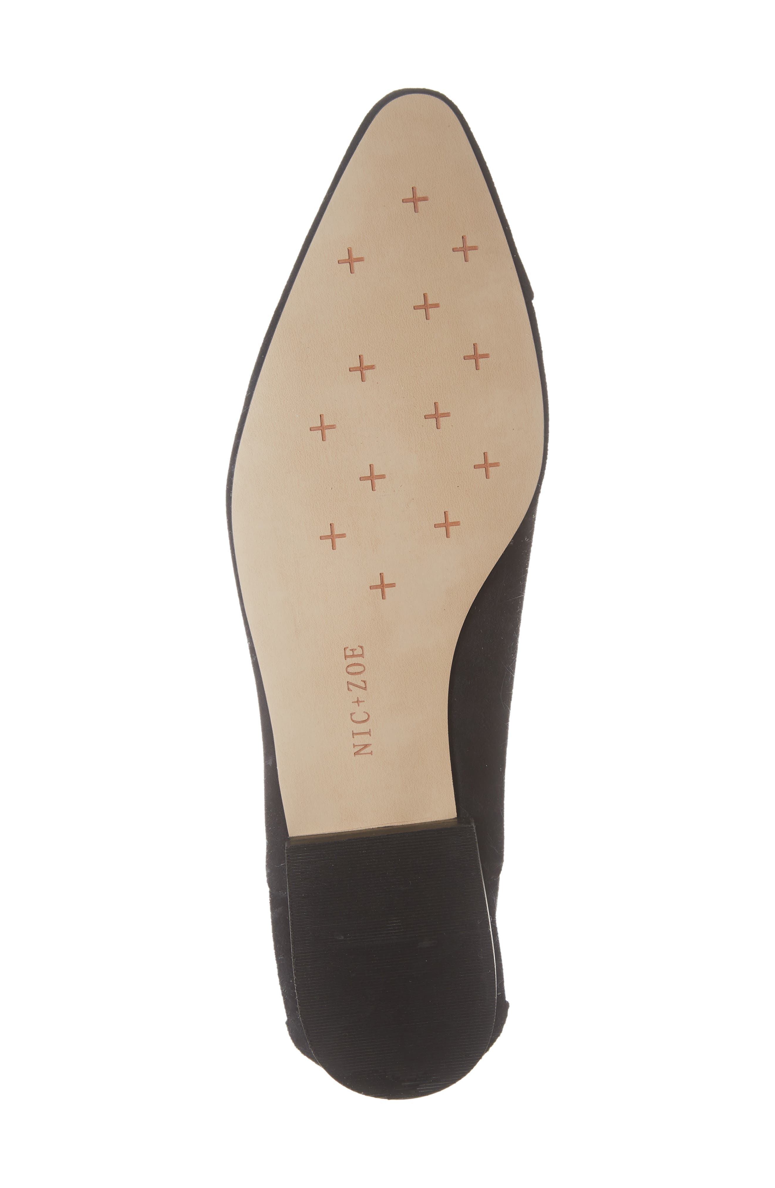 Sabrina Ballet Flat, Alternate, color, BLACK SUEDE