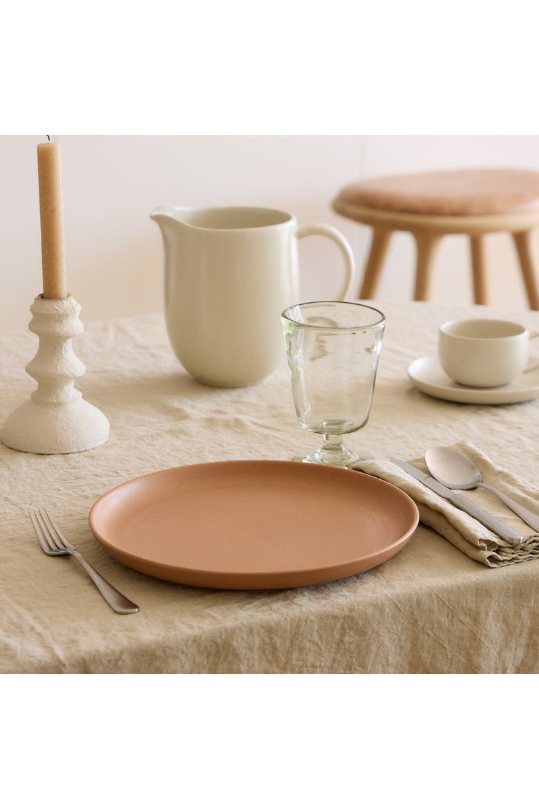 Pacifica Set/6 dinner plates, Alternate, color, Terracotta
