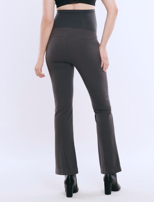 Motherhood Maternity Mia Secret Fit Over The Belly Slim Straight Leg Pant In Grey