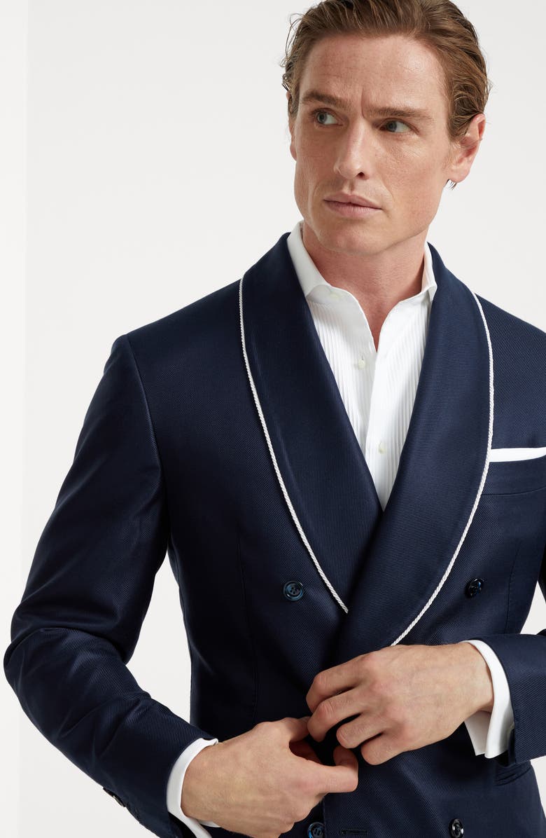 Brunello Cucinelli Tuxedo jacket, Alternate, color, 