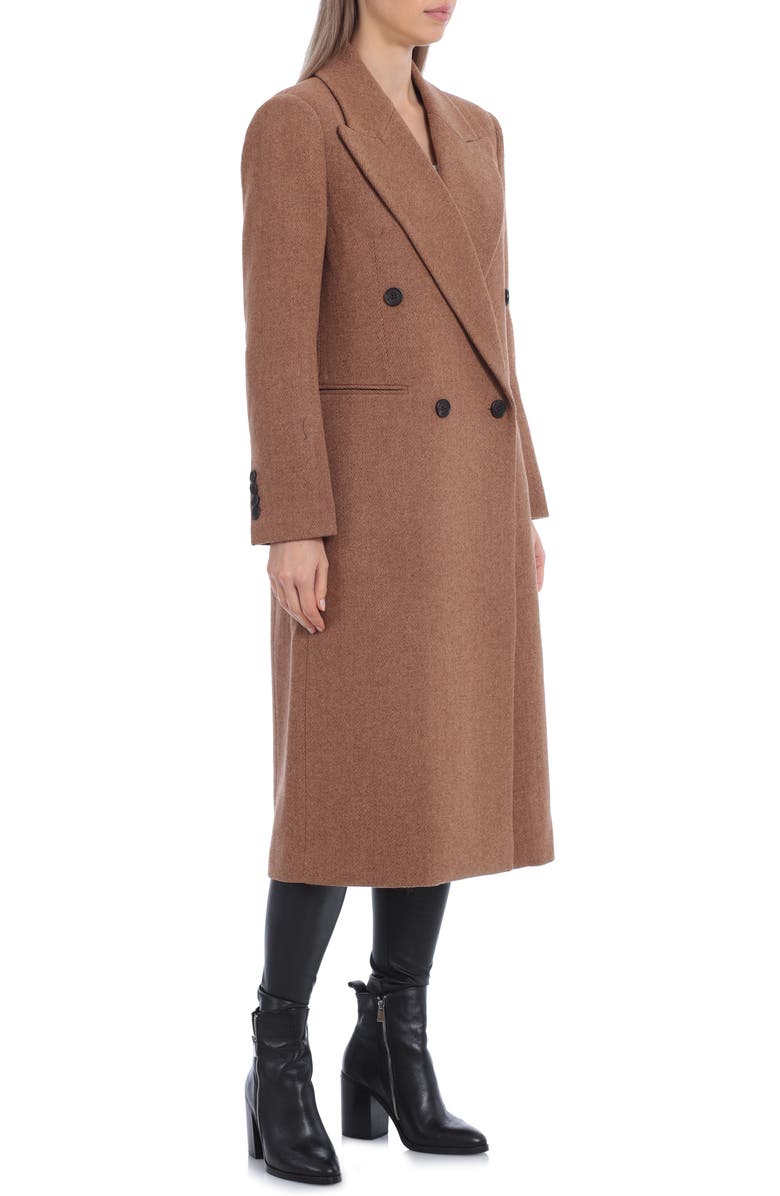 Avec Les Filles Double Breasted Coat, Alternate, color,