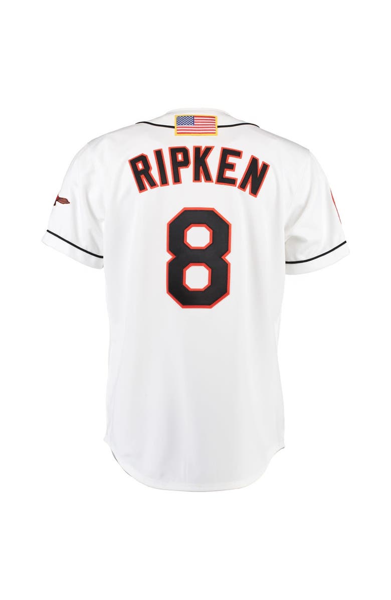 Mitchell & Ness Men's Mitchell & Ness Cal Ripken White Baltimore Orioles Home Authentic Jersey, Alternate, color, 