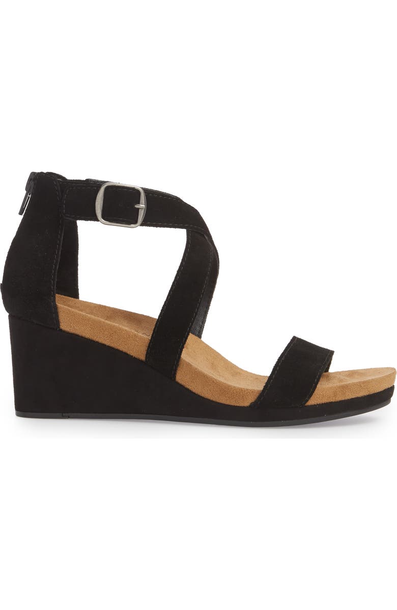 Lucky Brand Kenadee Wedge Sandal, Alternate, color,