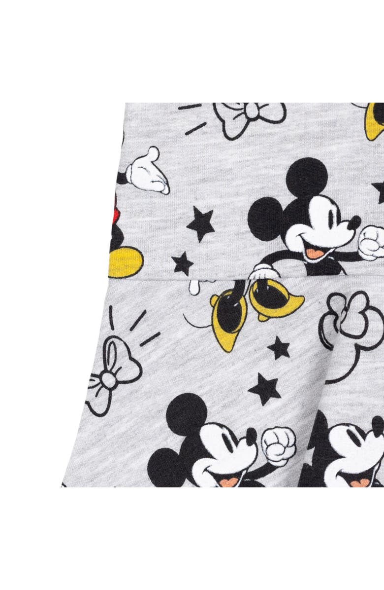 Disney Skater Dress & Scrunchie Set, Alternate, color, Minnie Mouse Gray