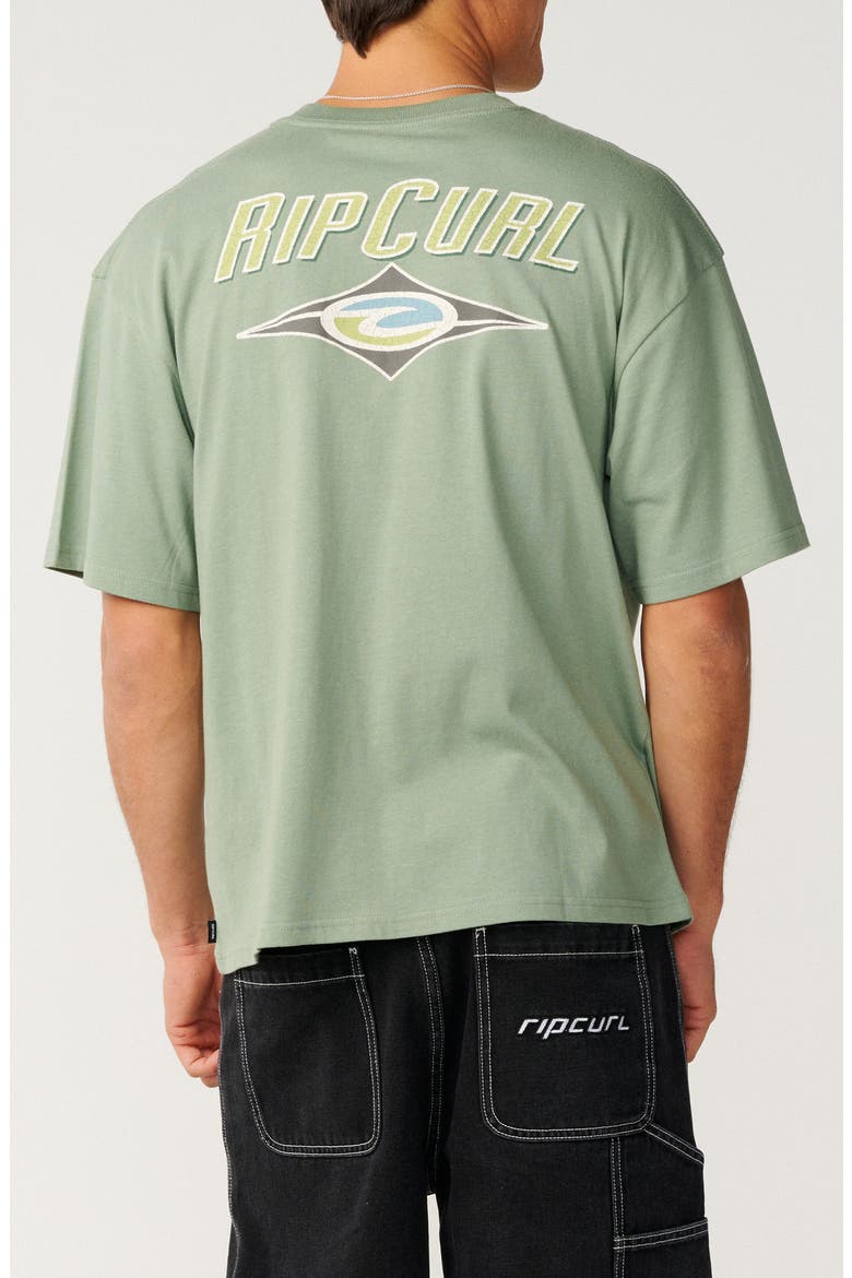 Heritage Icon Oversize Cotton Graphic T-Shirt, Alternate, color, SAGE