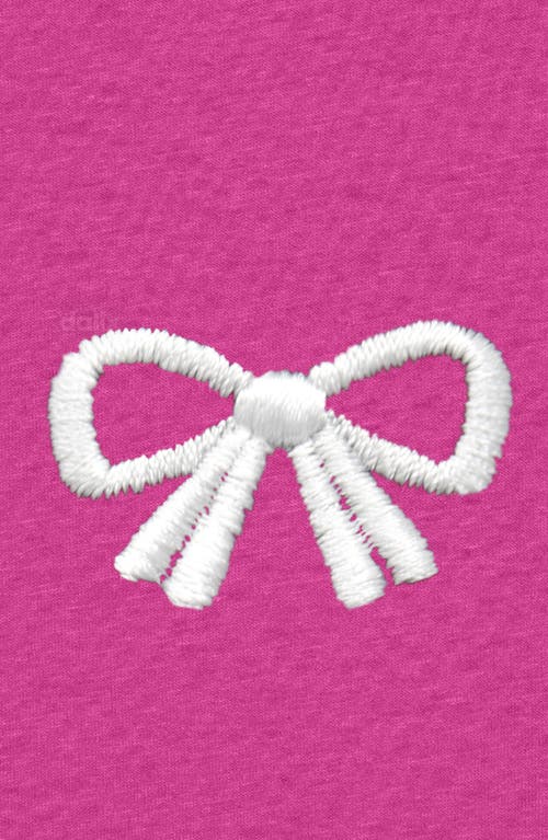 Dalix Womens Bow Lightweight Everyday Tee In Pink