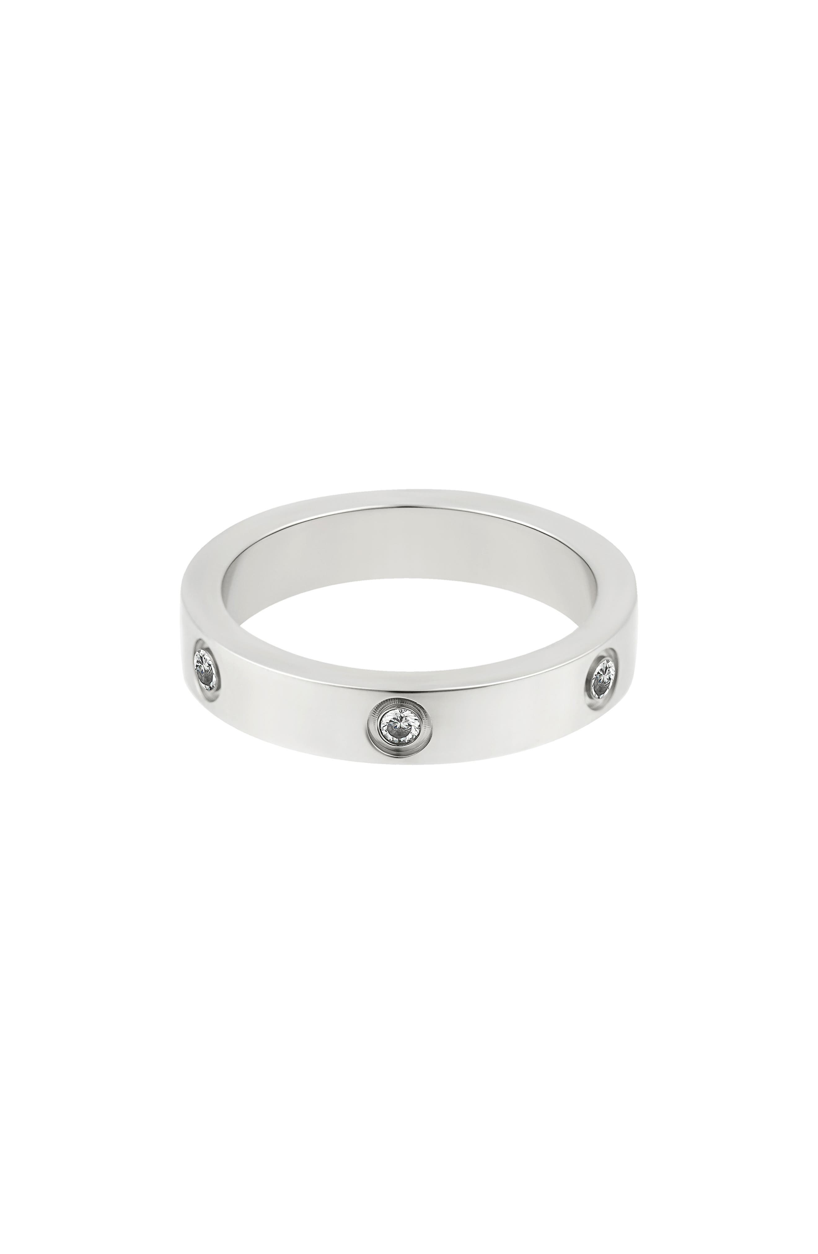 Adornia Cubic Zirconia Band Ring
