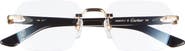 Cartier 54mm Rectangular Optical Glasses