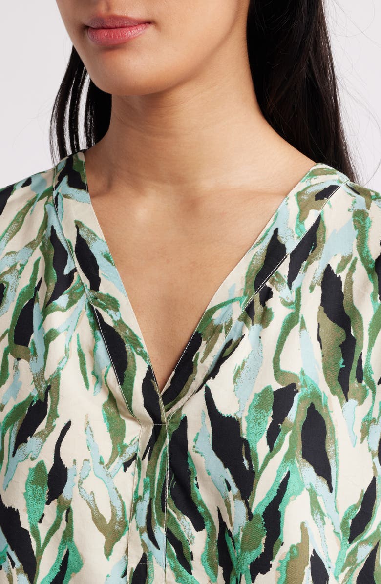 Masai Copenhagen Givula Abstract Print Long Sleeve Tunic, Alternate, color, 