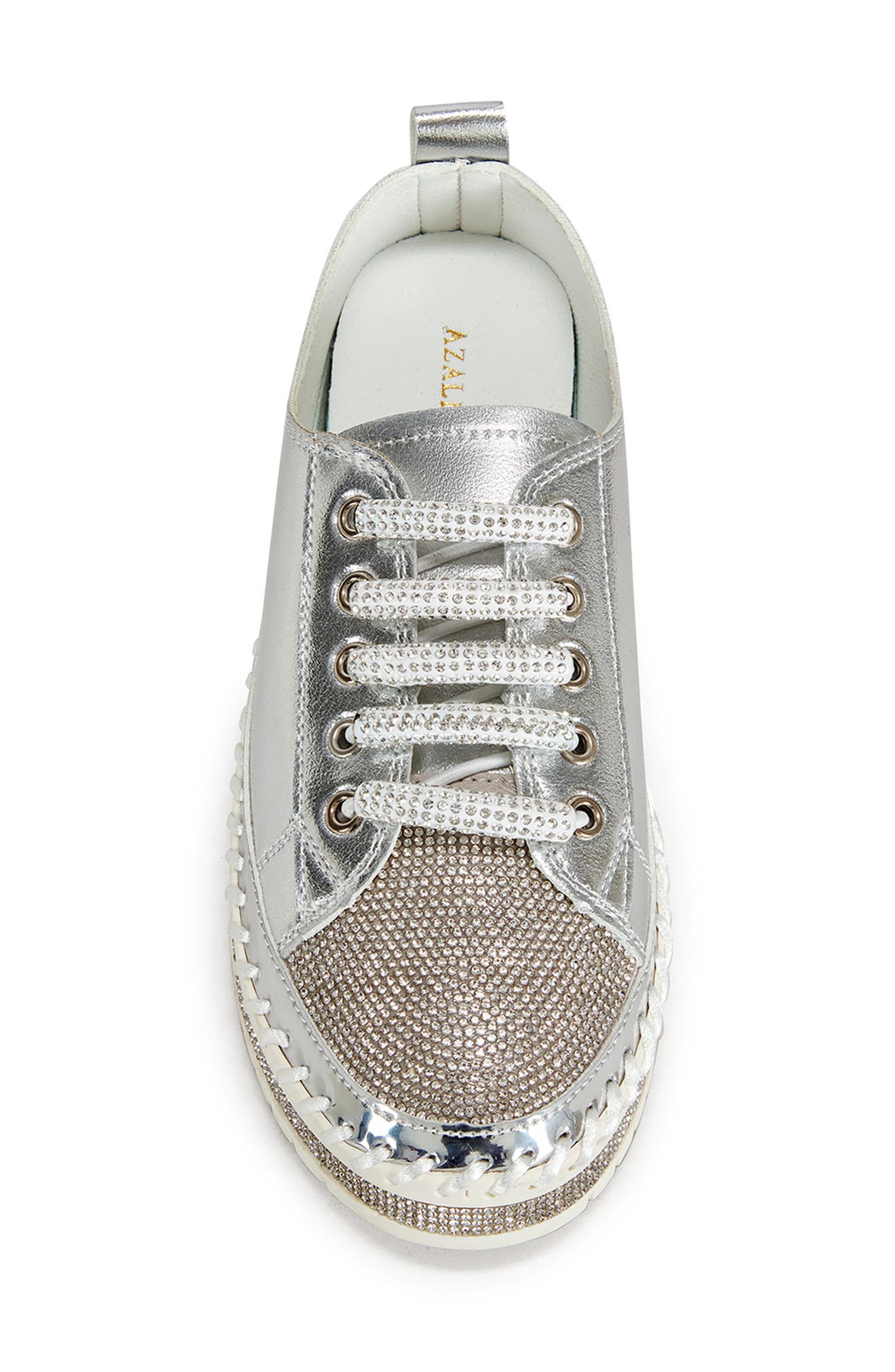 AZALEA WANG Boyant Sneaker, Alternate, color, Silver